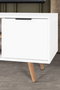 Hanah Home Sina 3618 Soporte para TV Blanco y Nogal